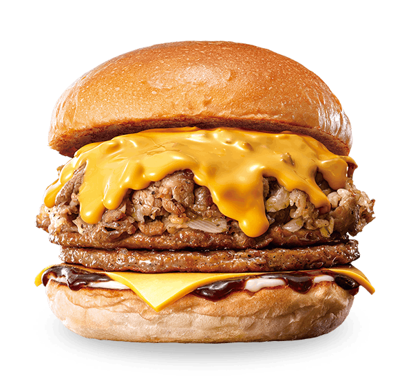 ダブル フィリーチーズステーキバーガー｜メニュー｜ゼッテリア